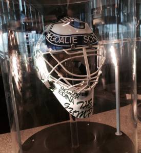 CGS helmet in display at Wild restaurant.