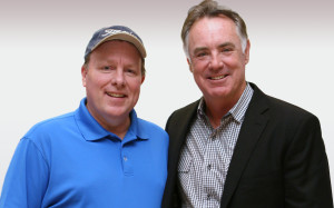 Coach Carroll and Jim Craig during visit to Minneapolis.